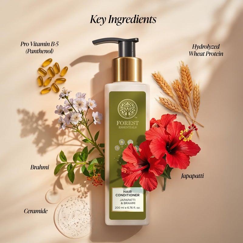 Forest Essentials Hair Conditioner, Japapatti and Brahmi, 200ml - Image 3